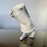 Anthropomorphic jug in slipware