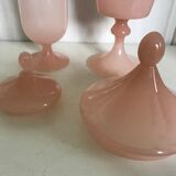 Opaline candy boxes 32 and 21cm