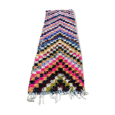 Tapis berber boucherouite "Nador" - 300x95cm