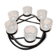 Photophore couronne métal