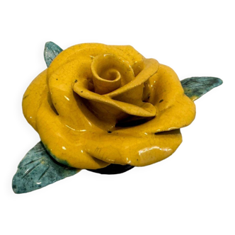 Vintage ceramic rose