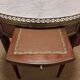 Louis XVI-style side table mahogany, marble