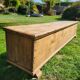 Bench / antique chest in solid oak - 196cm