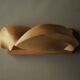 1980s carved applewood Abstract Sculpture