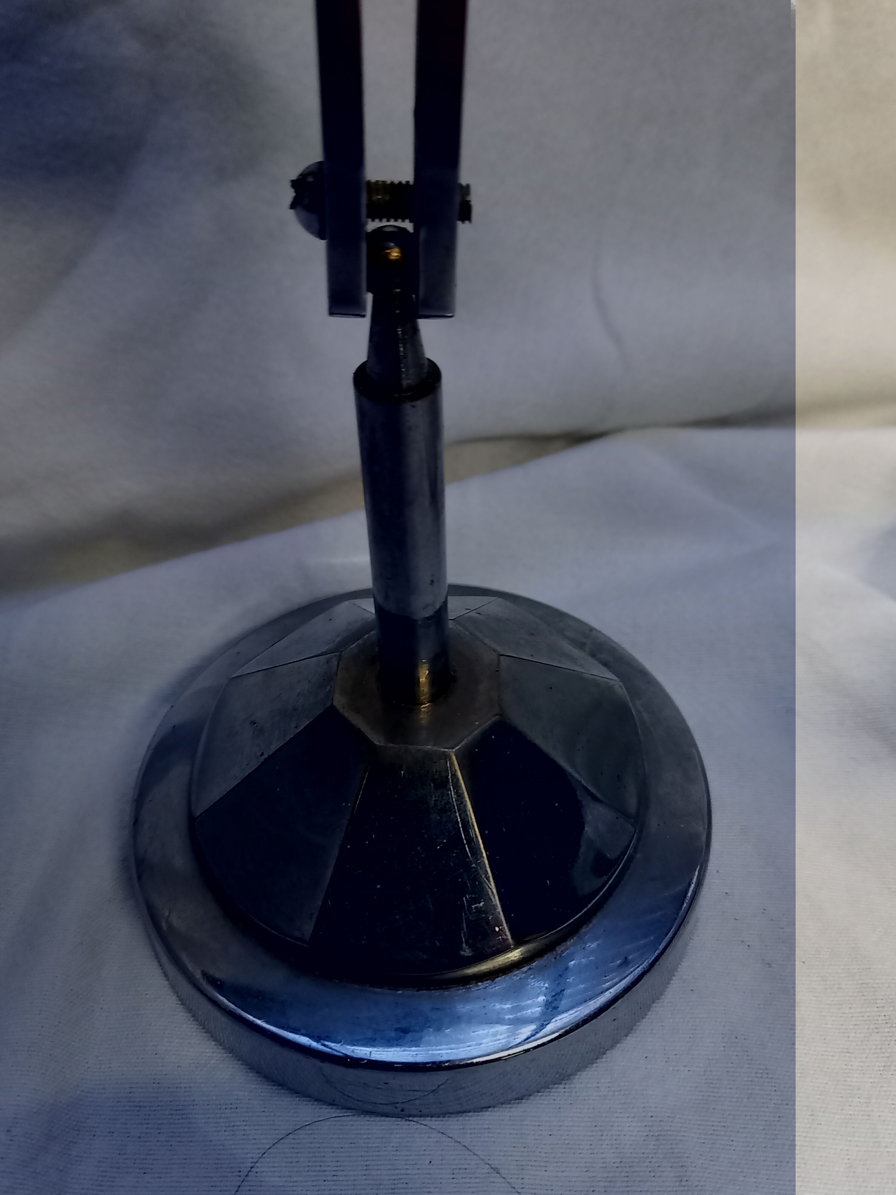 Vintage metal piano lamp 1940s/1950s