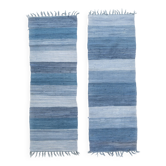 Tapis scandinaves tissés à la main - une paire de tapis de galerie.