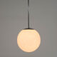 Chrome-plated minimalistic chandelier, 1930s