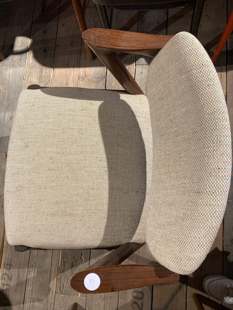 Model 42 teak dining chairs by Kai Kristiansen for Schou Andersen