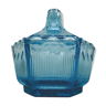 Art Deco blue glass sugar