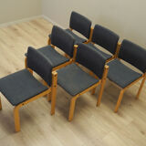 Set of six chairs, Danish design, 1980s, manufacturer: Fritz Hansen