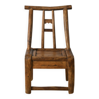 Haizi – Antique Chinese children's chair in willow no. 5