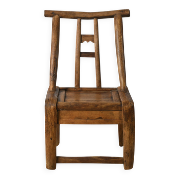 Haizi – Antique Chinese children's chair in willow no. 5