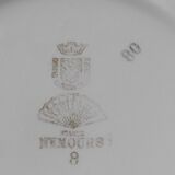 Set of 8 soup plates in Nemours earthenware