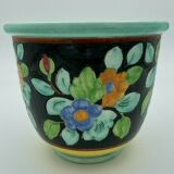 Cerart monaco cerart 3,811 polychrome decor floral 1950