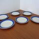 Swedish Stoneware Koka Plates by Hertha Bengtson for Rörstrand, 1960s, Set of 6