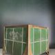 Pot cover in sheet metal and brass Art Nouveau Vienna Secession.