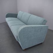 Newly Upholstered Art Deco Sofa / Folding Bed by Halabala, 1930s
