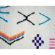 Tapis berbère coloré 203x154cm