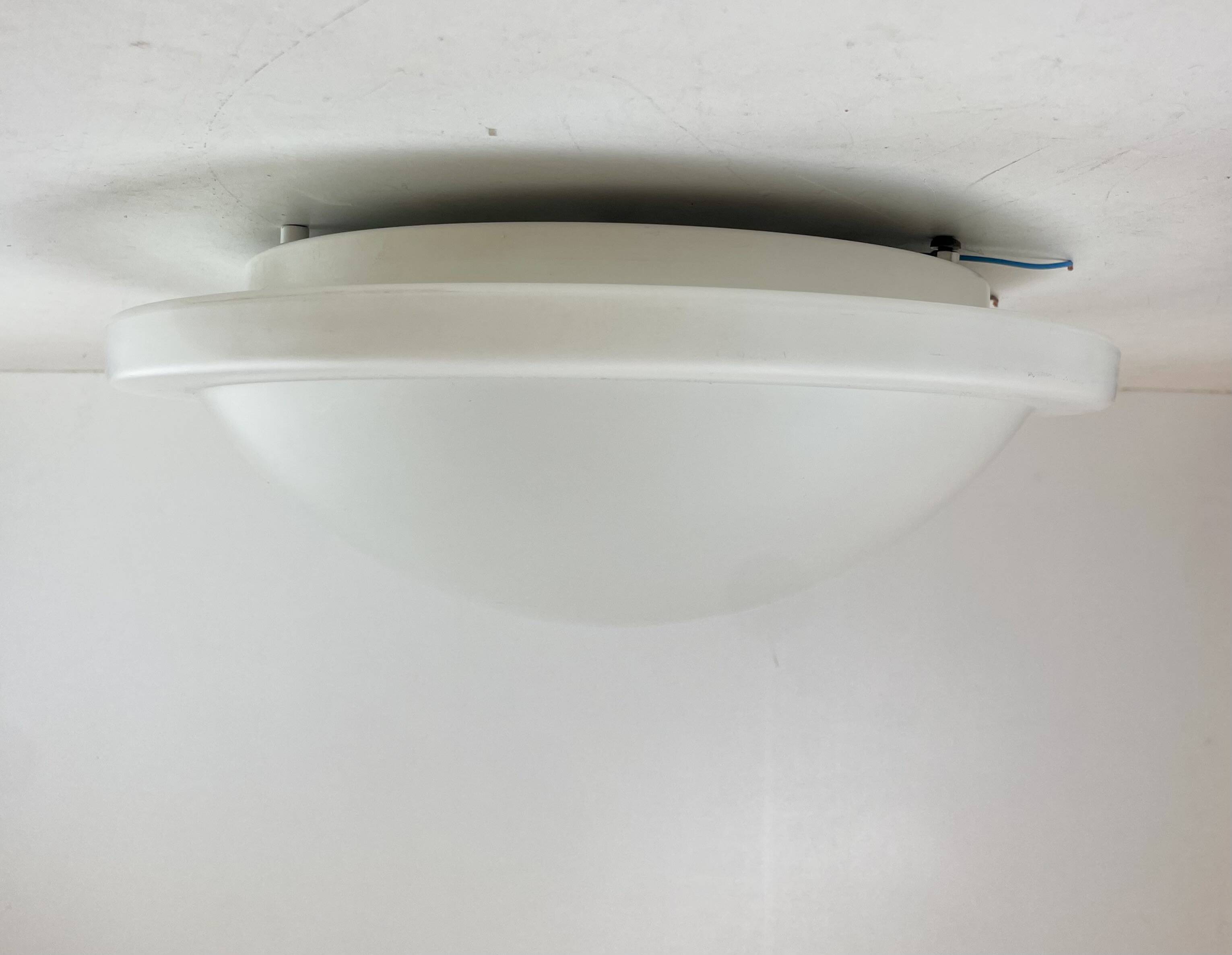 Opaline Ceiling Lamp by Peill+Putzler, Germany, 1980s