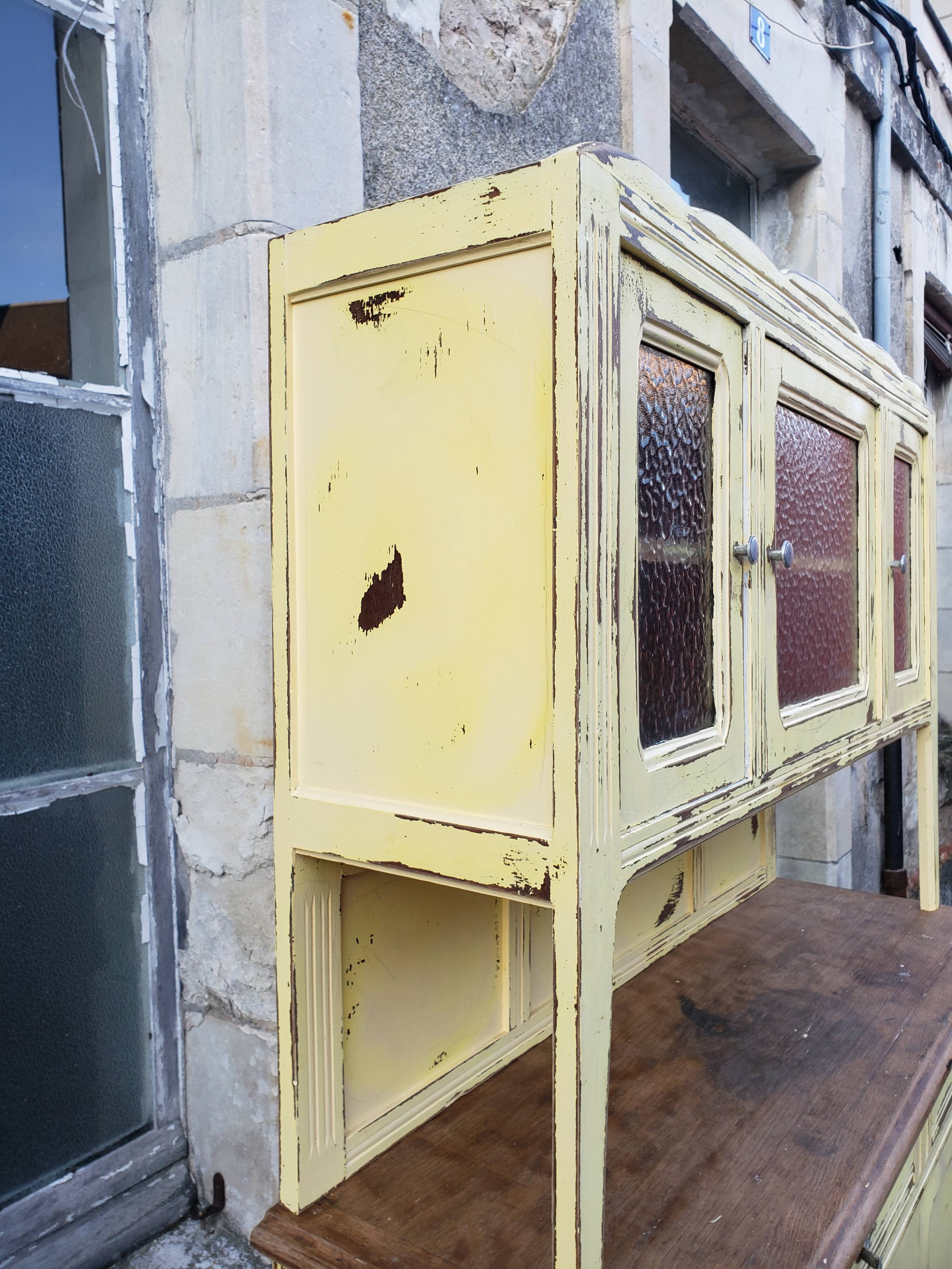 Buffet double soft yellow patina