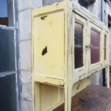 Buffet double patine  jaune tendre