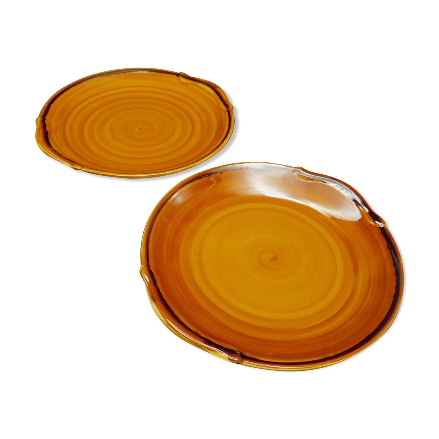 2 cake dishes K - G Lunéville - Tradition