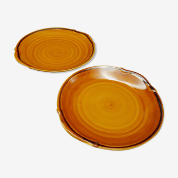 2 cake dishes K - G Lunéville - Tradition