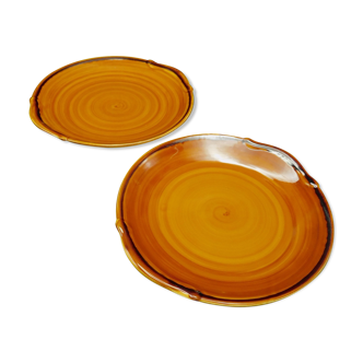 2 cake dishes K - G Lunéville - Tradition