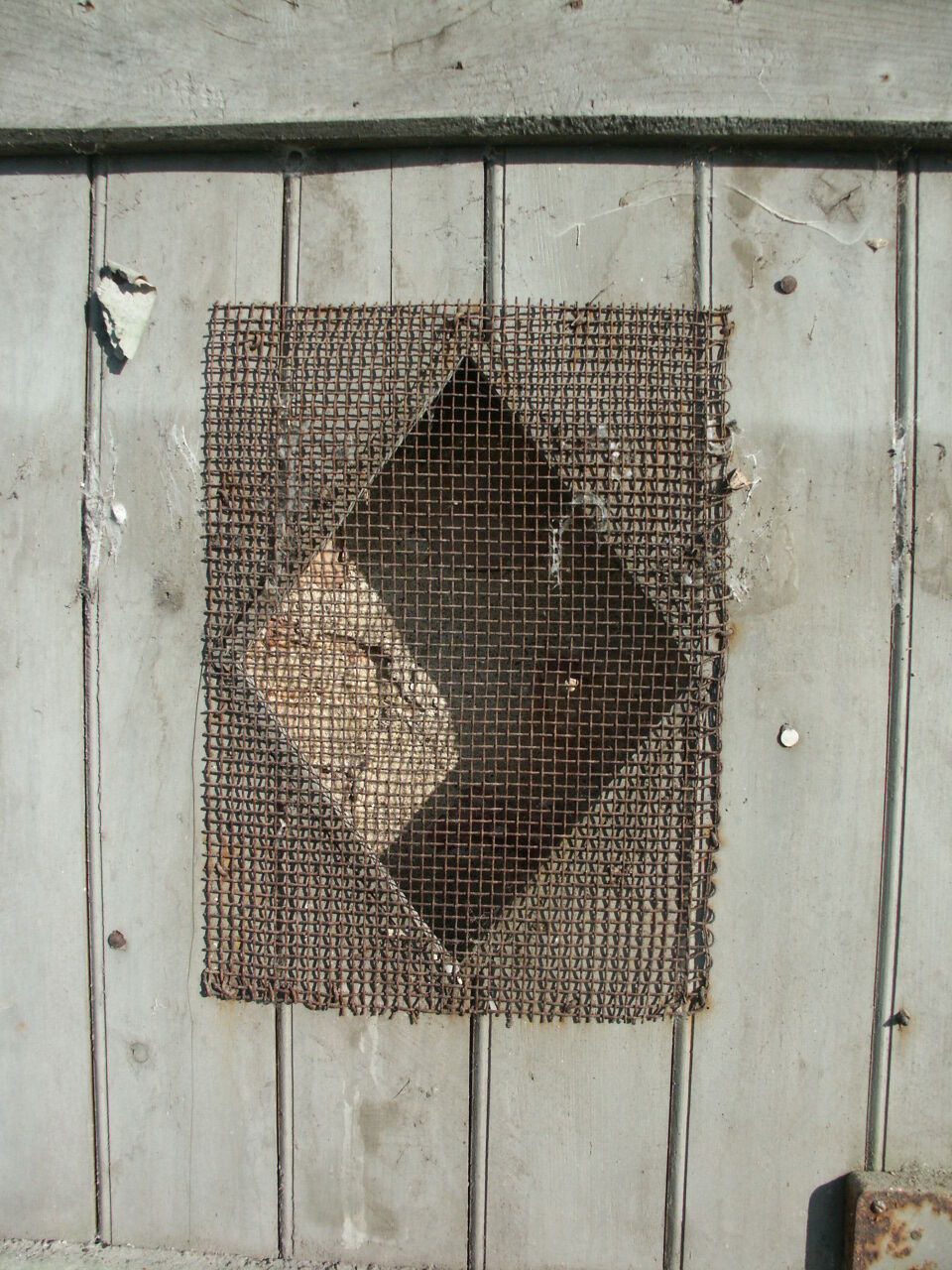 Old door from a bread oven