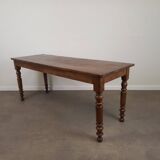 Large walnut bistro table