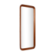 Teak mirror with beveled frame