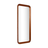 Miroir en teck avec cadre biseauté