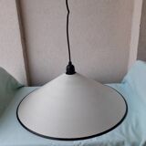 White metal pendant light