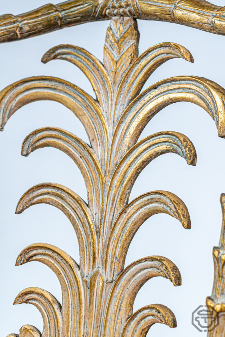 Duo de chaises palmier Rococo