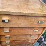 Vintage chiffonier with compass feet