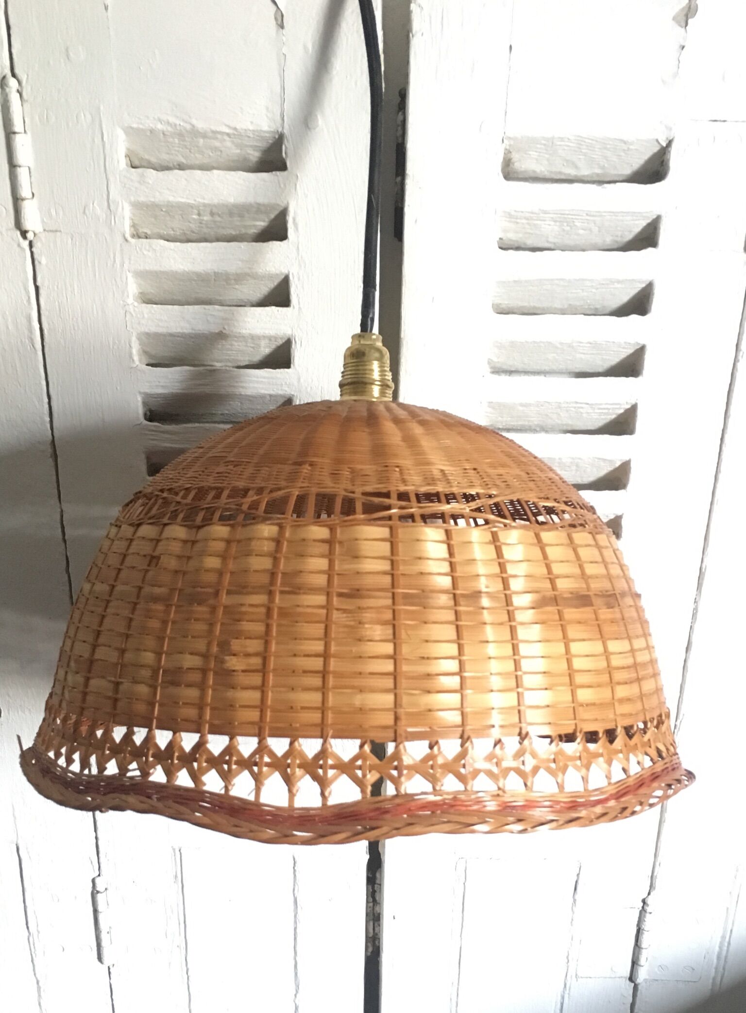 Vintage Wicker hanging