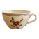 Antique ironstone coffee cup, patinated Sarreguemines – Floral decoration