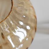 Vintage suspension in smoked glass