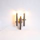 Chrome wall light by Sciolari for Boulanger, Belgium 1970s