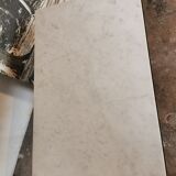 Marble and wrought iron coffee table