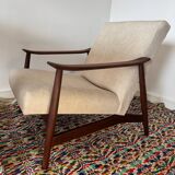 Fauteuil scandinave en teck, années 1960