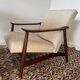 Fauteuil scandinave en teck, années 1960