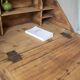 Secrétaire bureau vintage ancien bois massif