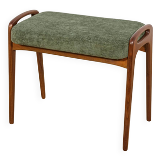 Tabouret en teck du milieu du siècle, Danemark, années 1960
