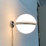 Mid-century Italian space age spherical wall light by Guzzini.