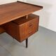 Mid-century Danish teak desk attributed to Louis van Teeffelen for Wébé, 1950s