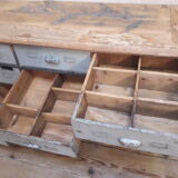 Industrial sideboard with 16 drawers