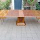 table art déco en noyer avec rallonges 14 couverts