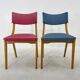 Set of 2 Colourful Vintage Chairs, Germany, 1960's