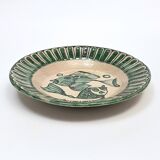 4 Vietri plates decorated by Fabbrica Ceramica Avallone, 1930s